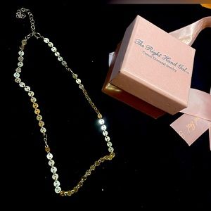 Right Hand Gal gold plated necklace - brand new.
